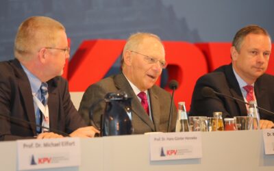 Finanzminister Dr. Wolfgang Schäuble bei der KPV